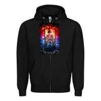 Black Things Eleven Days Stranger Zipper Hoodie - maiPhamDesign