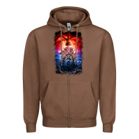 Chestnut Things Eleven Days Stranger Zipper Hoodie - maiPhamDesign