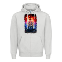 Dove Grey Things Eleven Days Stranger Zipper Hoodie - maiPhamDesign