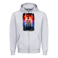 Heather Grey Things Eleven Days Stranger Zipper Hoodie - maiPhamDesign