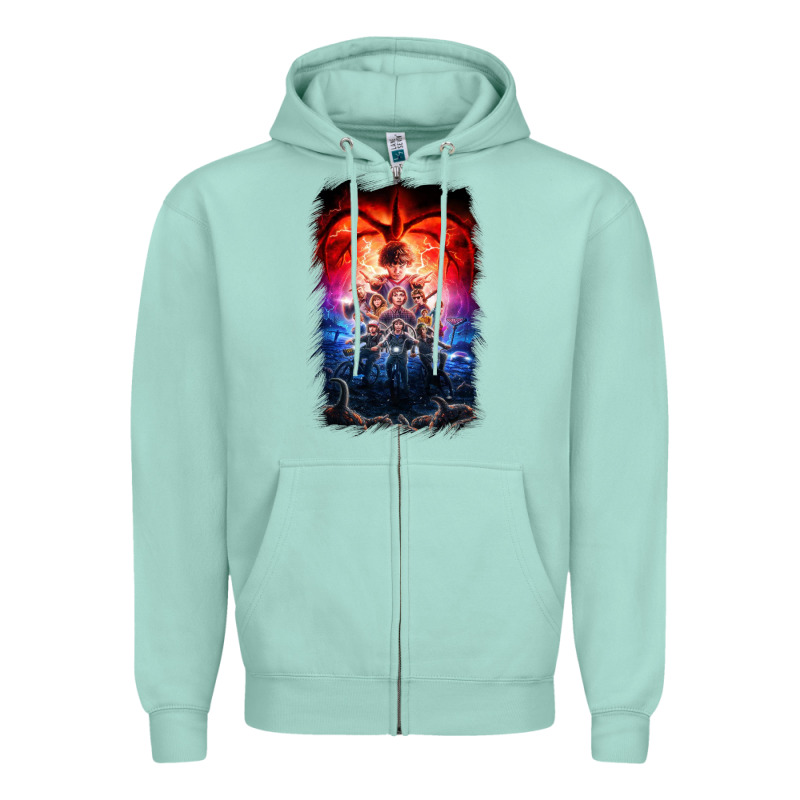 Things Eleven Days Stranger Zipper Hoodie by maiPhamDesign | Teevron