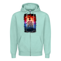 Seafoam Things Eleven Days Stranger Zipper Hoodie - maiPhamDesign