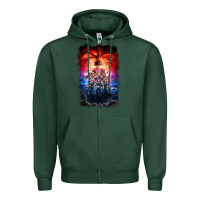 Sports Green Things Eleven Days Stranger Zipper Hoodie - maiPhamDesign