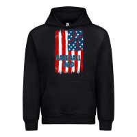 Black baseball dad american flag Urban Hoodie - JahusDesignShop