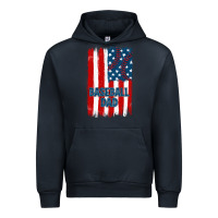 Navy baseball dad american flag Urban Hoodie - JahusDesignShop