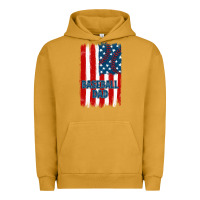 Pigment Peanut Butter baseball dad american flag Urban Hoodie - JahusDesignShop