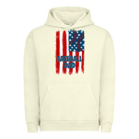 Pigment Pistachio baseball dad american flag Urban Hoodie - JahusDesignShop