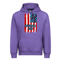 Tulip baseball dad american flag Urban Hoodie - JahusDesignShop
