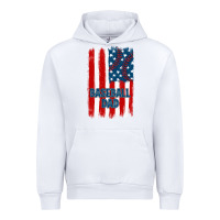 White baseball dad american flag Urban Hoodie - JahusDesignShop