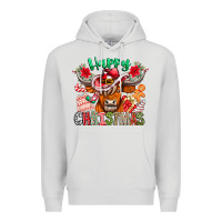 Happy Christmas Cow Premium Hoodie | Teevron