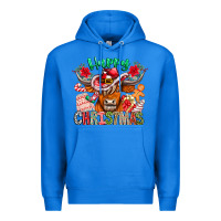 True Royal Happy Christmas Cow Premium Hoodie - CowhideDigitalArt