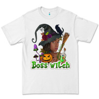 White Boss witch afro Premium Tee - NancyCooperArtShop