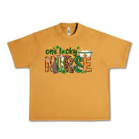 Peanut Butter One lucky Nurse with elements St. Patricks Day Urban Heavy Tee - HowdyJamesFarm