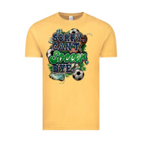 Vintage Mustard Sorry can't Soccer bye Vintage Tee - HowdyJamesFarm