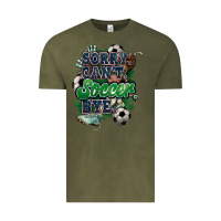 Vintage Olive Sorry can't Soccer bye Vintage Tee - HowdyJamesFarm