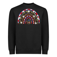 Usa Camouflage Rainbow Heavyweight Sweatshirt | Teevron