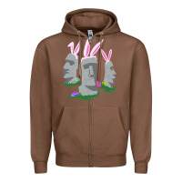 Chestnut easter island moai figures  cute travelers funny gift Zipper Hoodie - maiPhamDesign