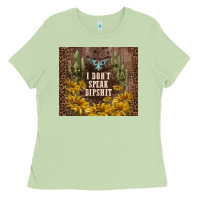 Matcha i don't speak dipshit Ladies Tee - TumblerDesignByShophia