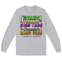 Moon Dust Beads parades king cake crawfish Mardi Gras Long Sleeve Tee - FaDigitalArtStudio