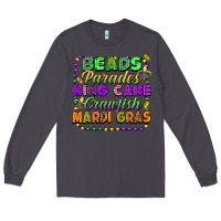 Smoke Beads parades king cake crawfish Mardi Gras Long Sleeve Tee - FaDigitalArtStudio
