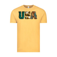 Vintage Mustard usa basic bold font western Vintage Tee - Jasminsmagicworld
