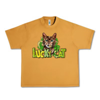 Peanut Butter Lucky cat St. Patrick's Urban Heavy Tee - HowdyJamesFarm