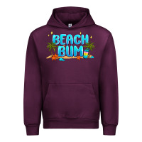 Mauve Wine beach bum Urban Hoodie - JahusDesignShop