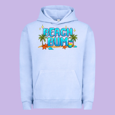 Beach Bum Urban Hoodie Designed By Jahusdesignshop