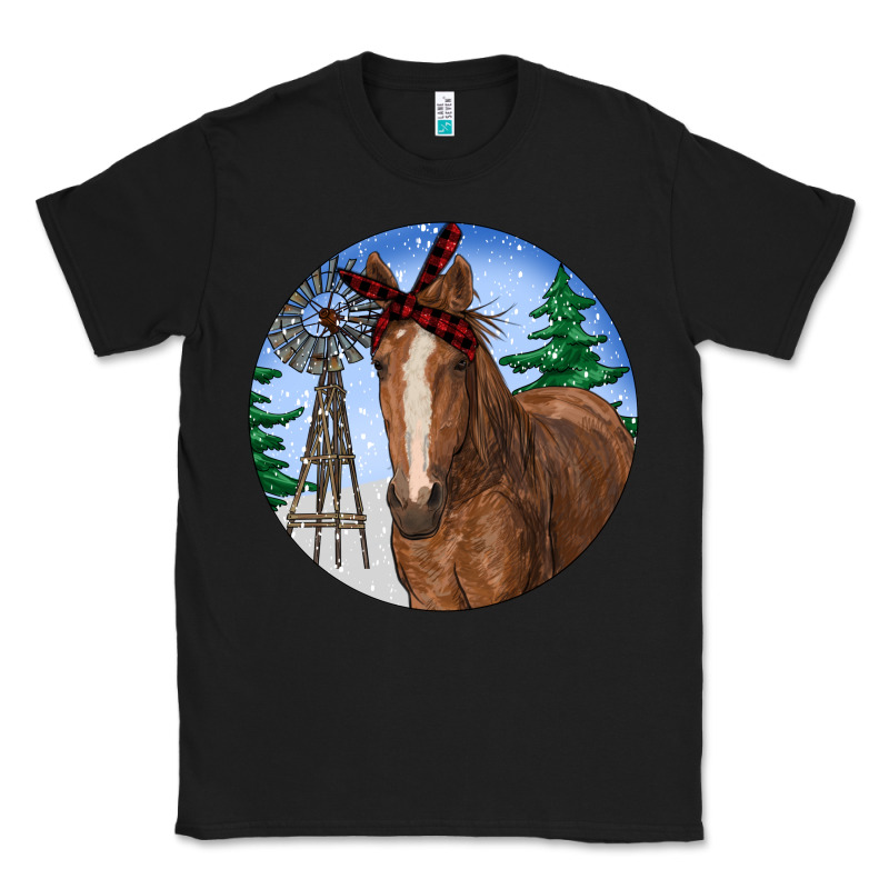 Horse Christmas Classic Tee by RanaPortraitStore | Teevron