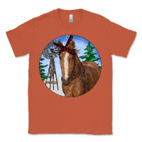 Copper Horse Christmas Classic Tee - RanaPortraitStore