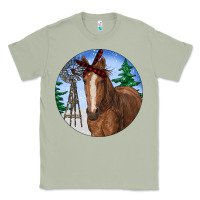 Matcha Horse Christmas Classic Tee - RanaPortraitStore