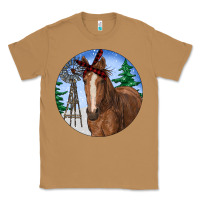Toasted Coconut Horse Christmas Classic Tee - RanaPortraitStore