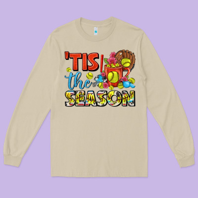 Tis The Season  Softball Coffee Mug Long Sleeve Tee Designed By Fadigitalartstudio