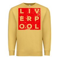 Antique Gold Cool Retro Grunge Vintage look Liverpool shirt gift , best gift, costu Premium Sweatshirt - maiPhamDesign