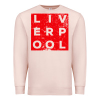 Pale Pink Cool Retro Grunge Vintage look Liverpool shirt gift , best gift, costu Premium Sweatshirt - maiPhamDesign