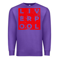 Purple Cool Retro Grunge Vintage look Liverpool shirt gift , best gift, costu Premium Sweatshirt - maiPhamDesign