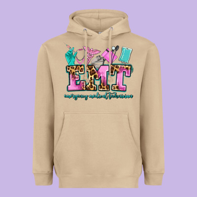 Emt Emergency Medical Technician Heavyweight Hoodie Designed By Adodesignshop