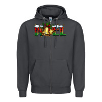 Smoke noel Christmas bells Zipper Hoodie - BarkalooDesign