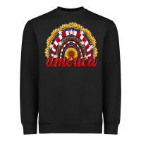 Black america sunflower rainbow Heavyweight Sweatshirt - Artiststas