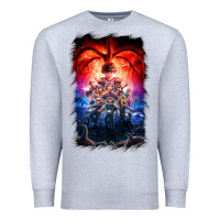 Heather Grey Things Eleven Days Stranger Premium Sweatshirt - maiPhamDesign