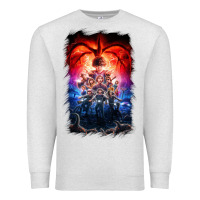Oatmeal Heather Things Eleven Days Stranger Premium Sweatshirt - maiPhamDesign