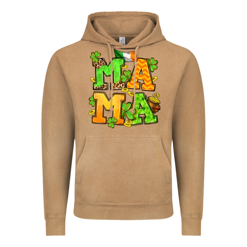 St. Patrick's Day Mama Vintage Hoodie by OliviaCreatesArt | Teevron
