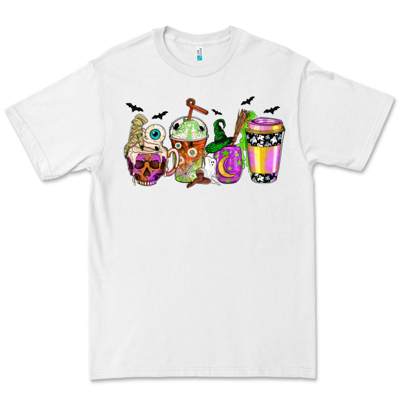 Halloween Coffee Cups Premium Tee by NancyCooperArtShop | Teevron