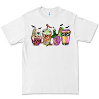 White Halloween coffee cups Premium Tee - NancyCooperArtShop
