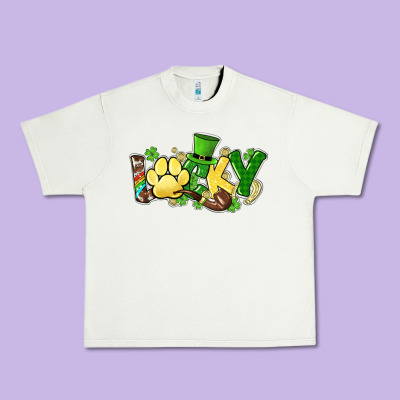 Lucky Pet  St. Patrick's Urban Heavy Tee Designed By Howdyjamesfarm