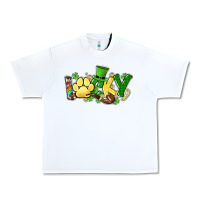 White lucky pet  St. Patrick's Urban Heavy Tee - HowdyJamesFarm