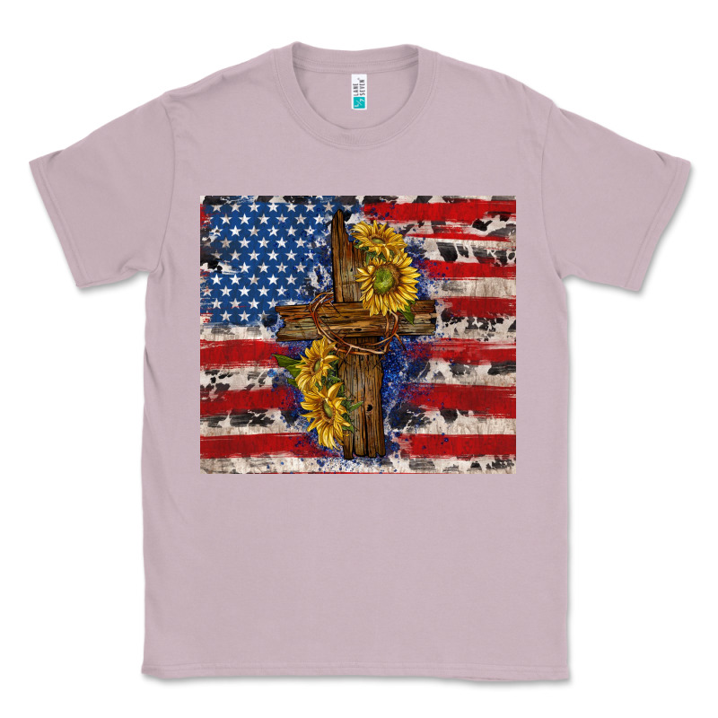 Jesus Christ With American Flag Classic Tee by TumblerDesignByShophia | Teevron