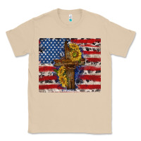 Mushroom jesus christ with american flag Classic Tee - TumblerDesignByShophia