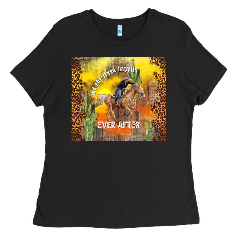 And She Lived Happily Ever After Ladies Tee by TumblerDesignByShophia | Teevron