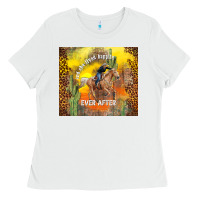 White and she lived happily ever after Ladies Tee - TumblerDesignByShophia